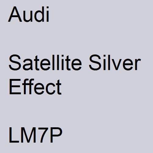 Audi, Satellite Silver Effect, LM7P.